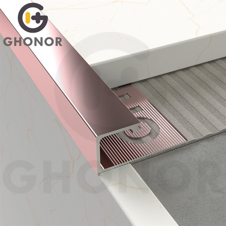 Alyuminiy kvadrat plitka qirrasi bezaklari